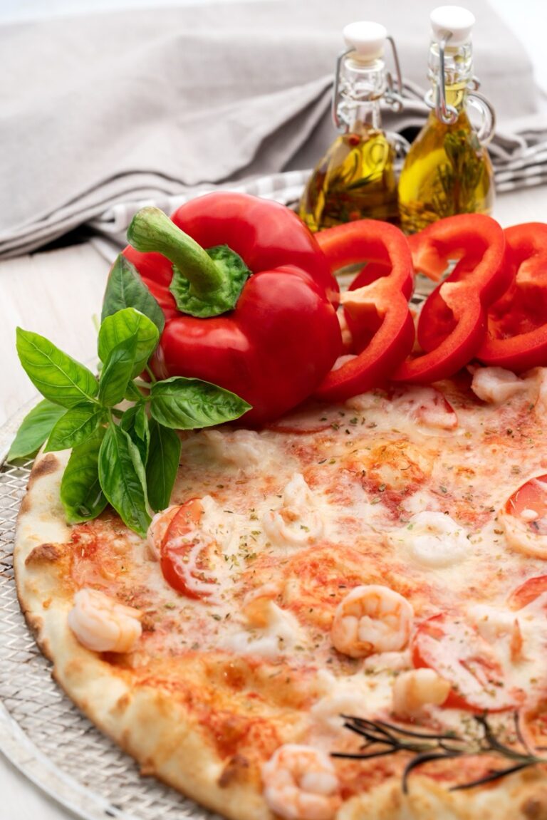 Delicious homemade Italian pizza