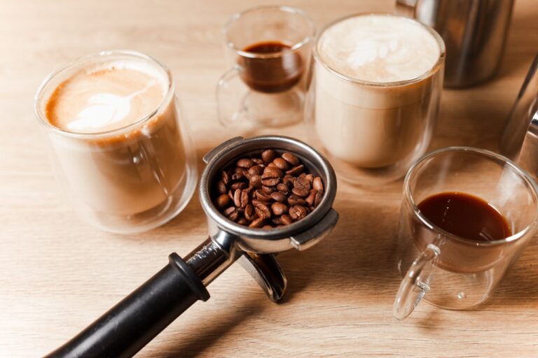 Professional coffee making accessories concept